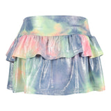 Pink & Blue Ruffle Skirt - Denny's