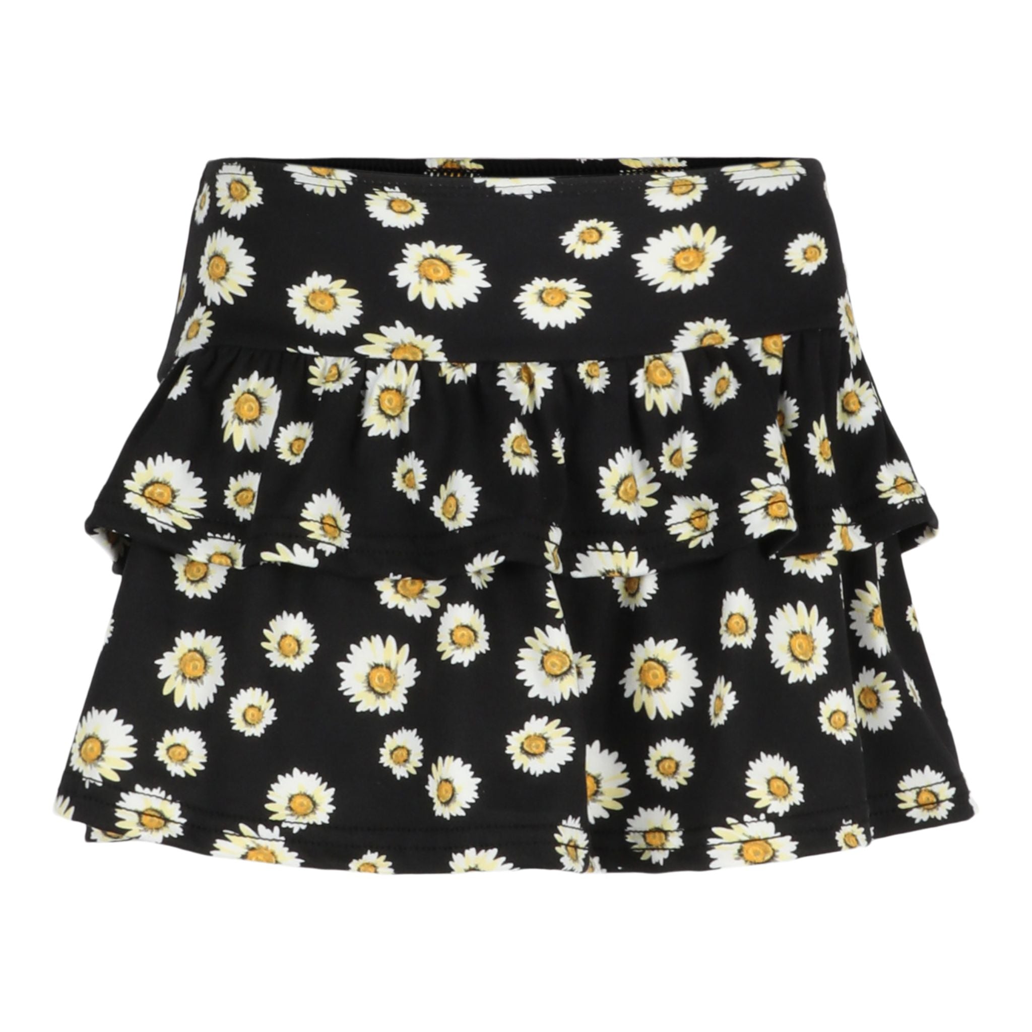 Daisy Print Ruffle Skirt - Denny's