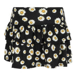 Daisy Print Ruffle Skirt - Denny's
