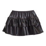 Pleather Ruffle Skirt - Denny's