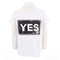 Short Sleeve Tee with Tie & Yes/No Sequin - Denny's