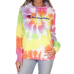 Rainbow Swirl Tie Dye Script Hoodie - Denny's