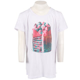 Short Sleeve Tee with Macaroon Cake - Denny's