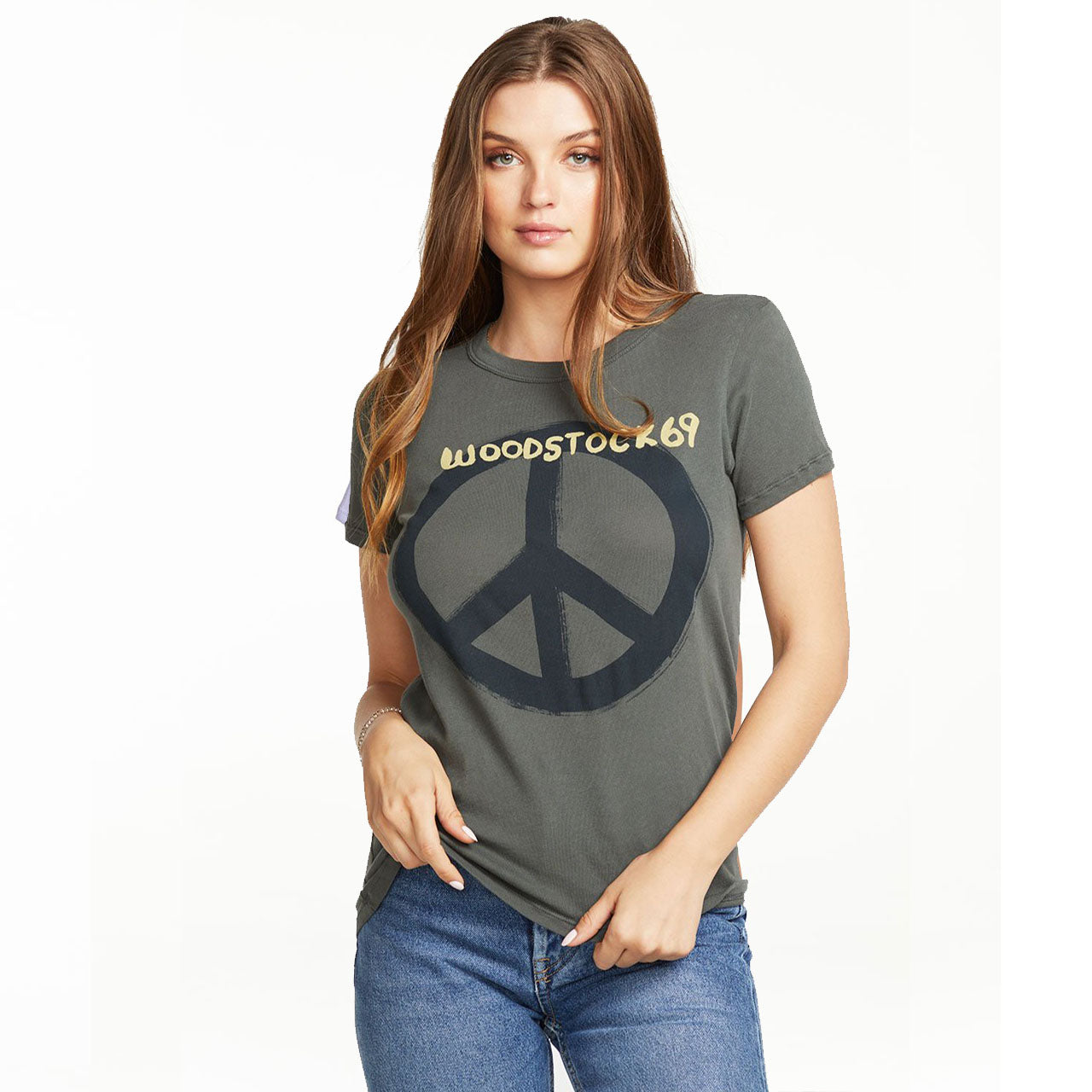 Woodstock Peace Sign S/S Crew - Denny's