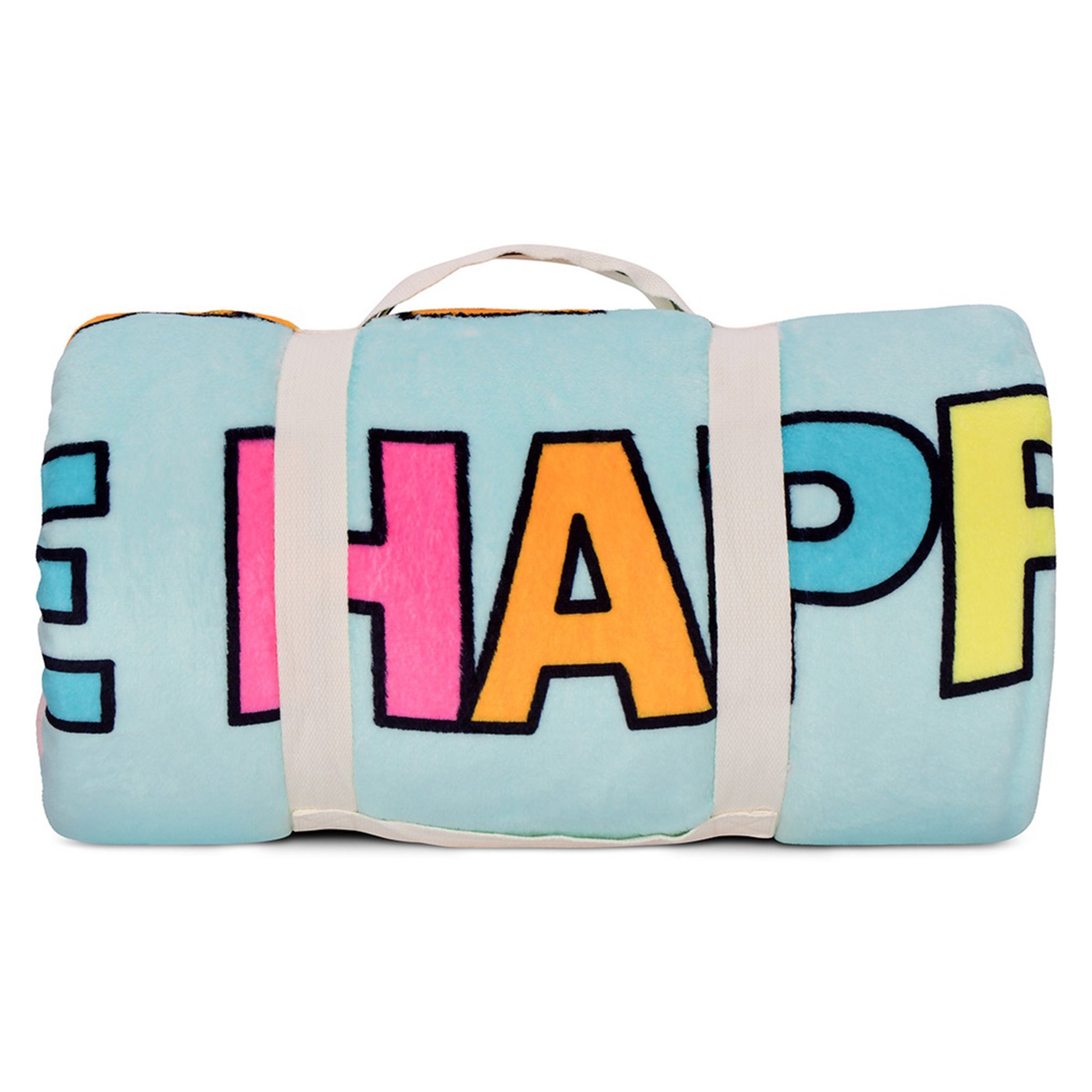 Be Happy Sherpa Blanket - Denny's