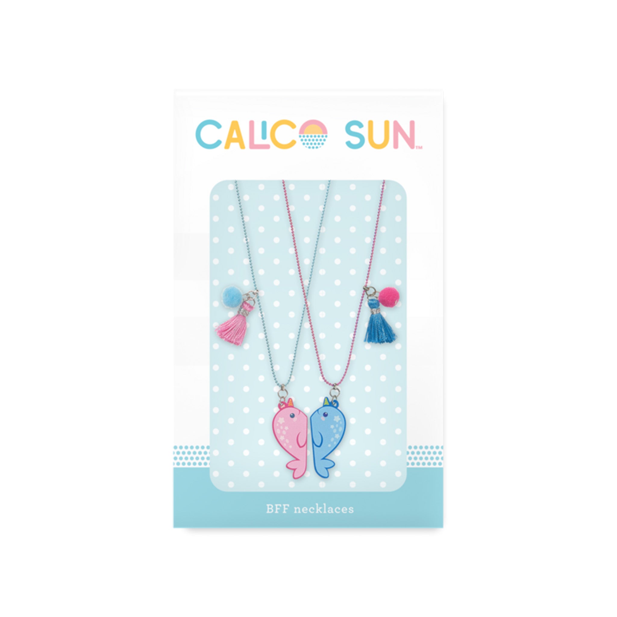 Narwhals Set of 2  BFF Necklace - Denny's