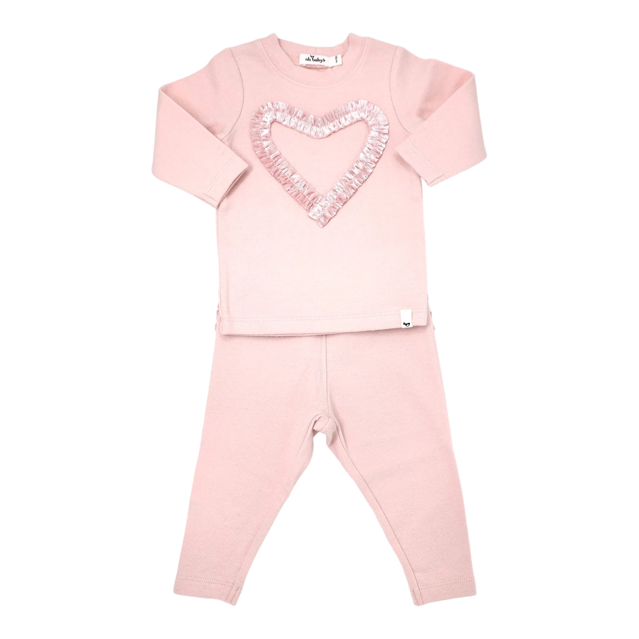 2pc Ruffle Velvet Heart Set - Denny's
