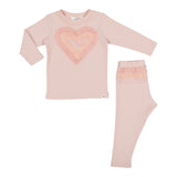 2pc Tulle Rainbow Heart Pastel Set - Denny's