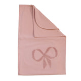 Mauve Bow Blanket - Denny's