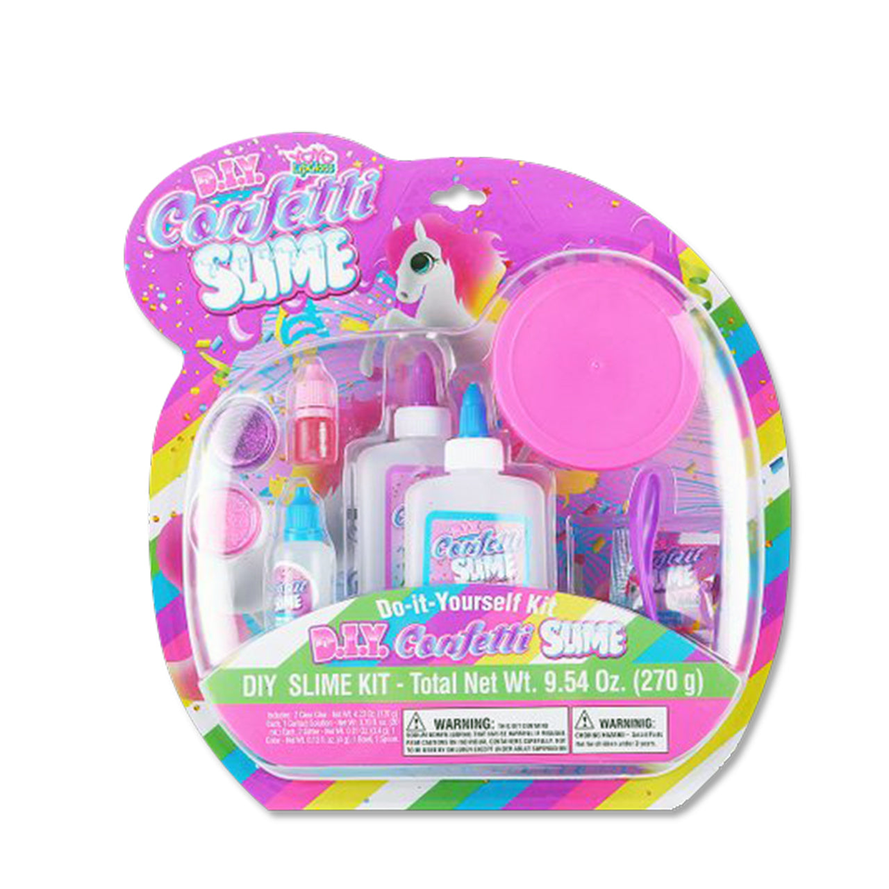 DIY Rainbow Unicorn Slime Kit - Denny's