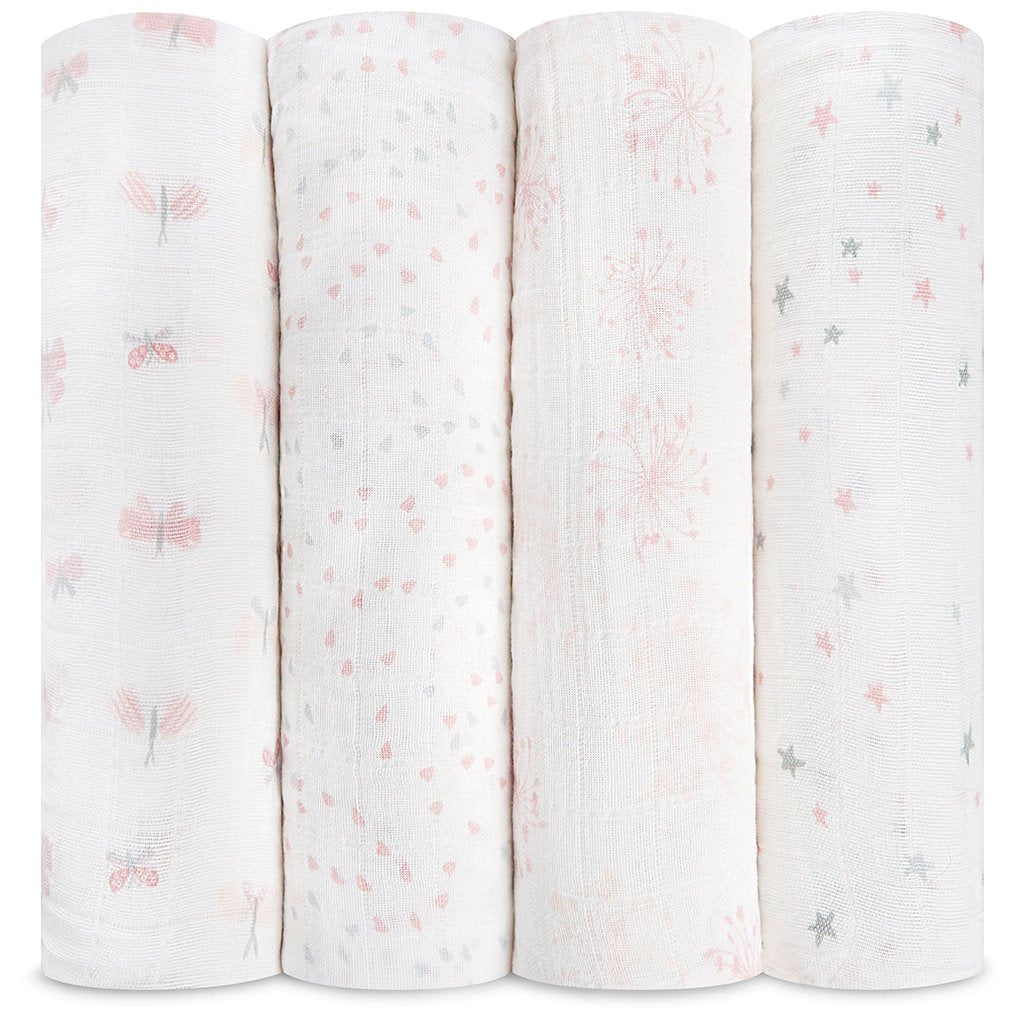 Lovely Reverie Four Pack Swaddle - Denny's