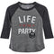 Life Of The Party Raglan Tee - Denny's