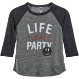 Life Of The Party Raglan Tee - Denny's