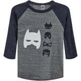 Super Hero Mask Raglan Tee - Denny's