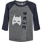 Super Hero Mask Raglan Tee - Denny's