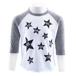 Stars Triblend Raglan - Denny's