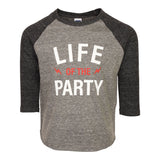 Life Of The Party Raglan - Denny's