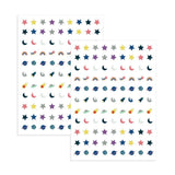 Silver & Gold Luna Nail Stickers - Denny's
