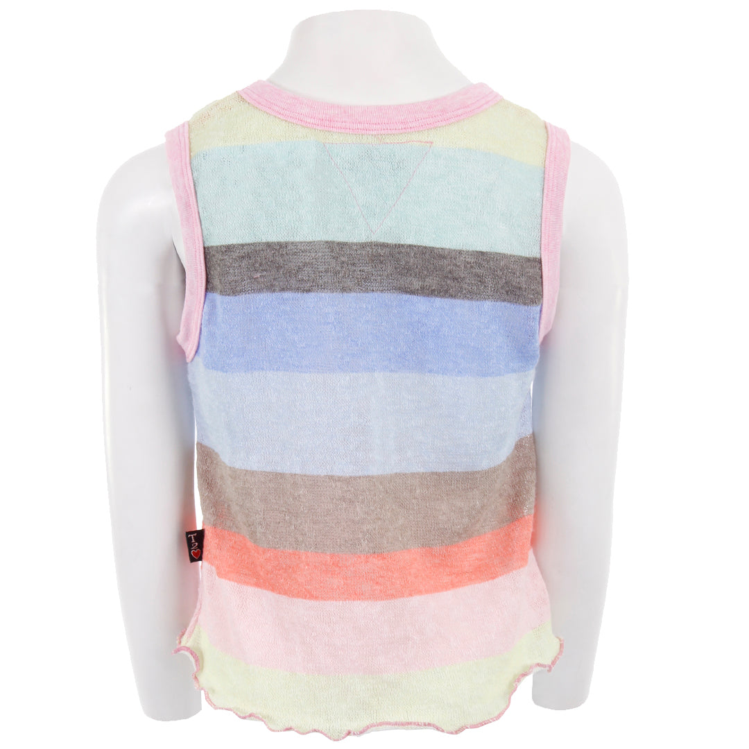 Rainbow Retro Stripe Tank - Denny's