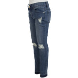 Released Hem with Rips Jean - Denny's