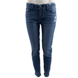 Exposed Button Ankle Skinny - Denny's