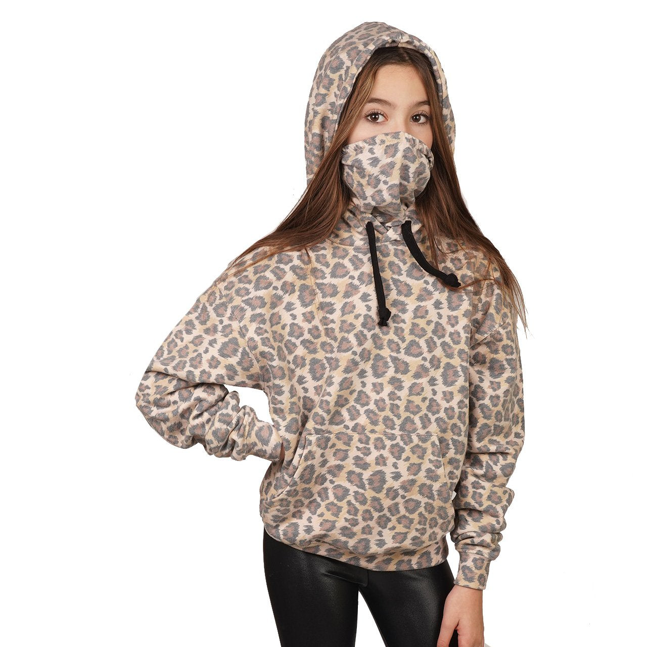 Hoodie with Attached Mask - Denny's