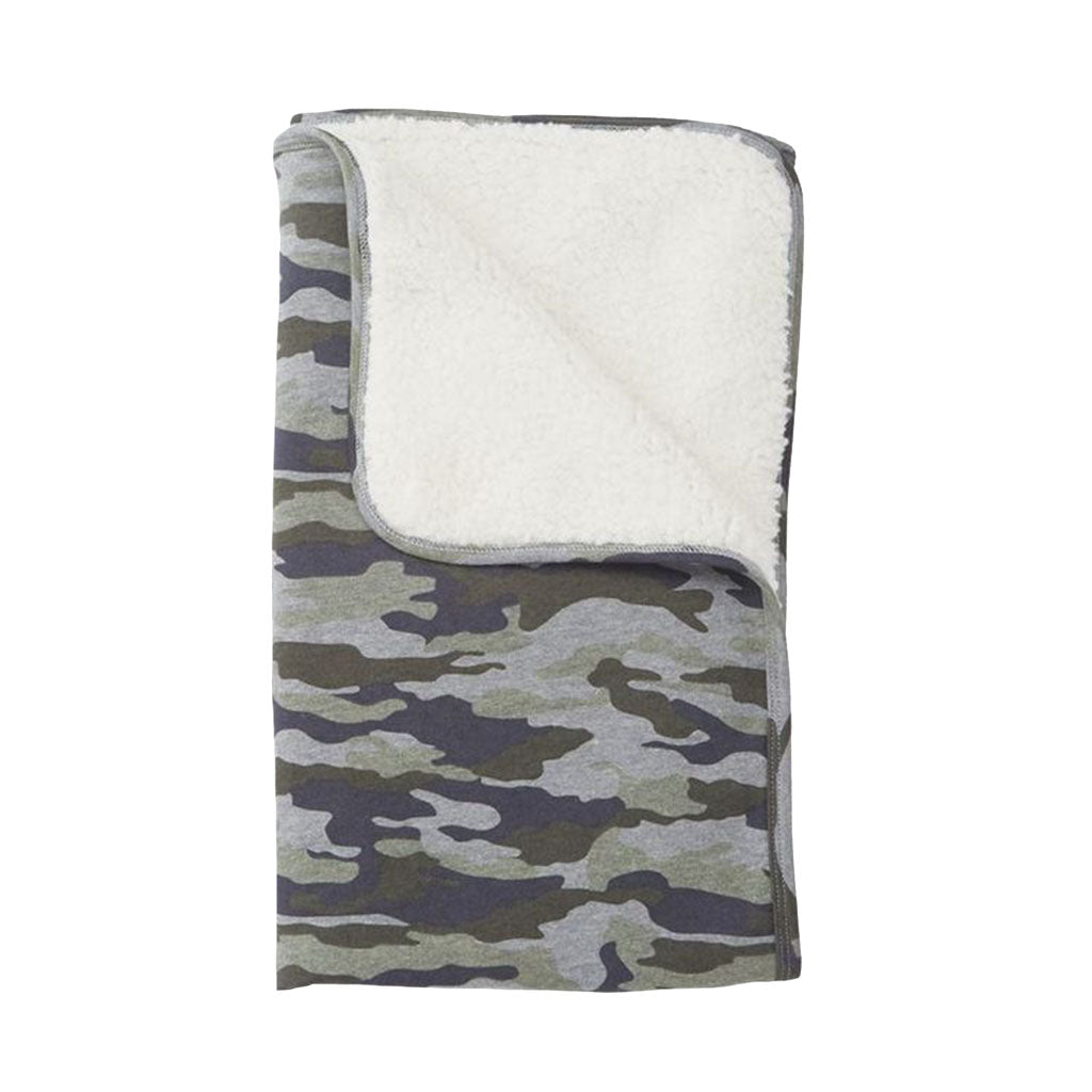 Camo Sherpa Blanket - Denny's