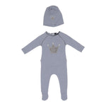 Crown Footie & Beanie Set - Denny's