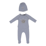 Crown Footie & Beanie Set - Denny's