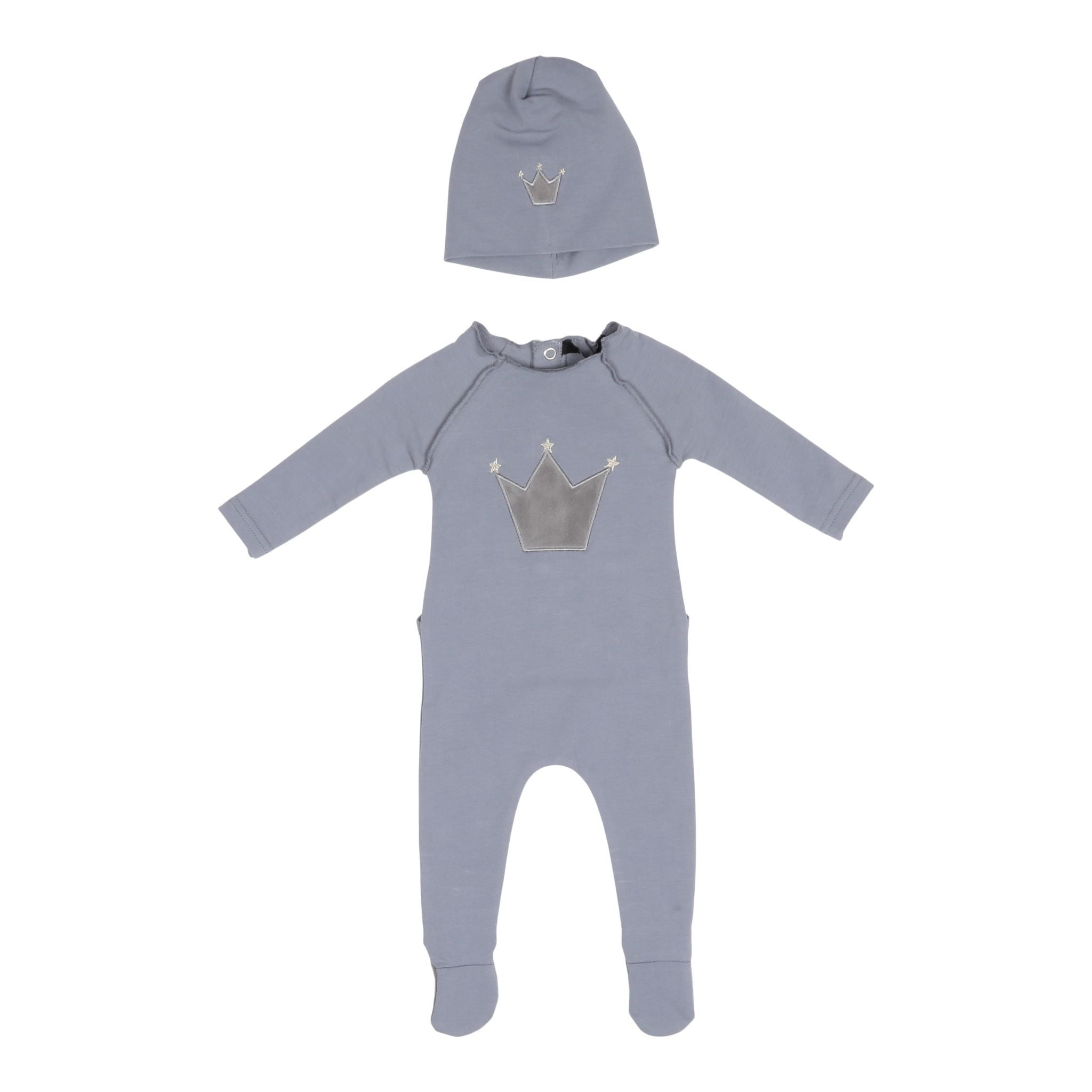 Crown Footie & Beanie Set - Denny's