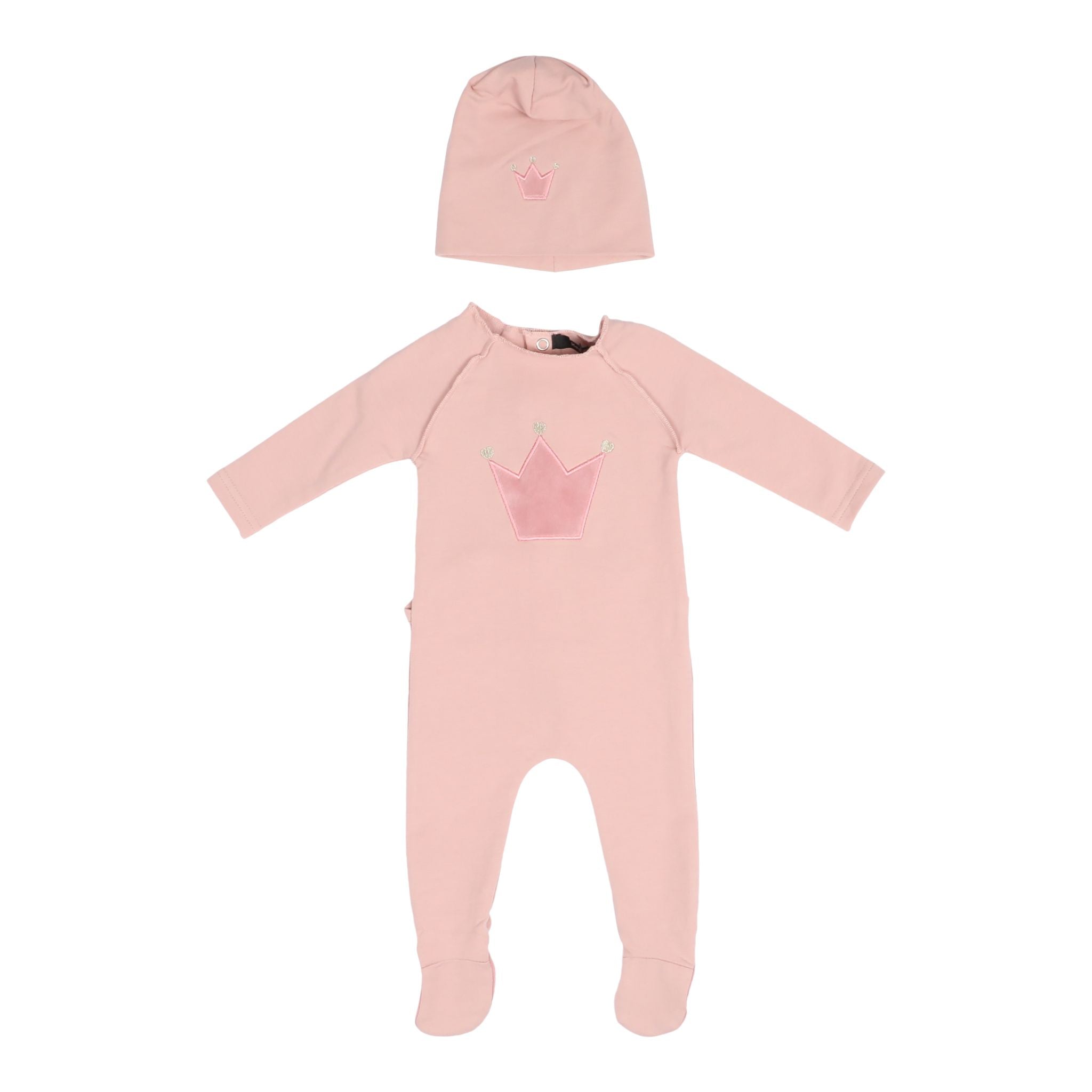 Crown Footie & Beanie Set - Denny's