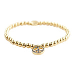 Peace Sign Stretch Bracelet - Denny's