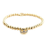 Peace Sign Stretch Bracelet - Denny's