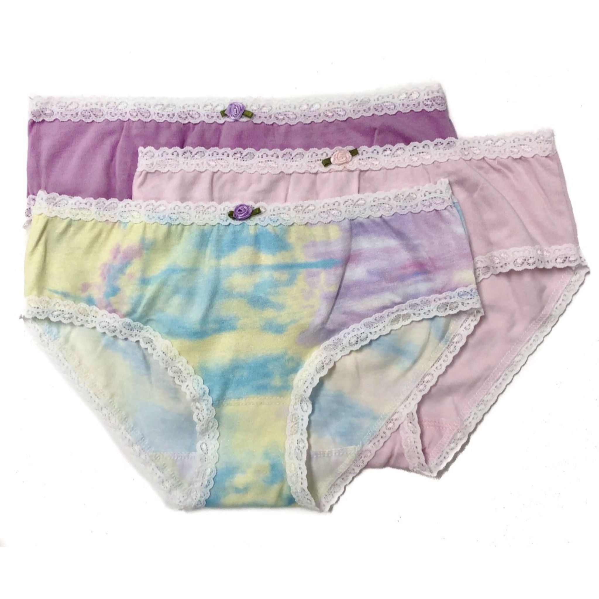 3pk Panties Shimmer T/D - Denny's
