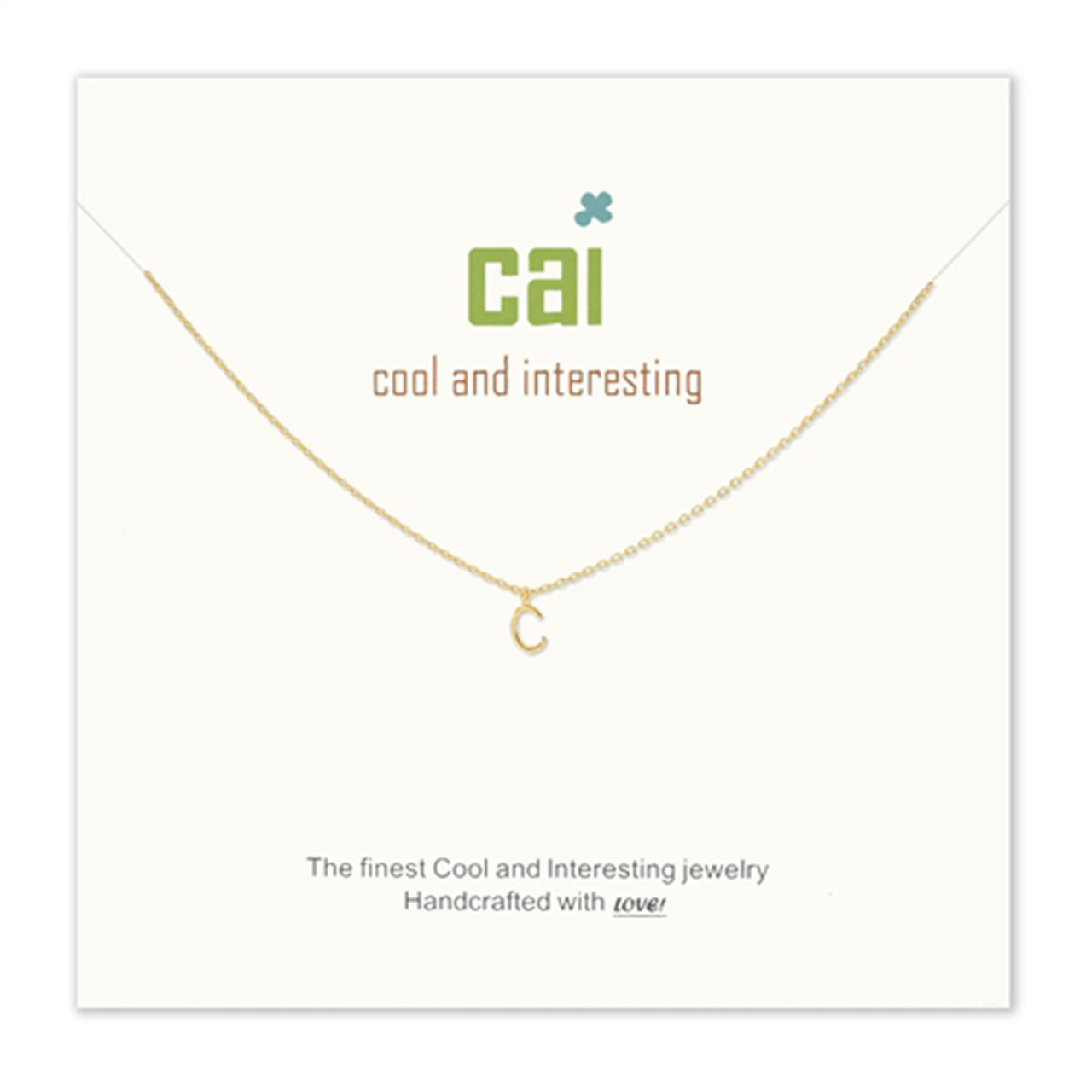 Mini Letters C Necklace - Denny's