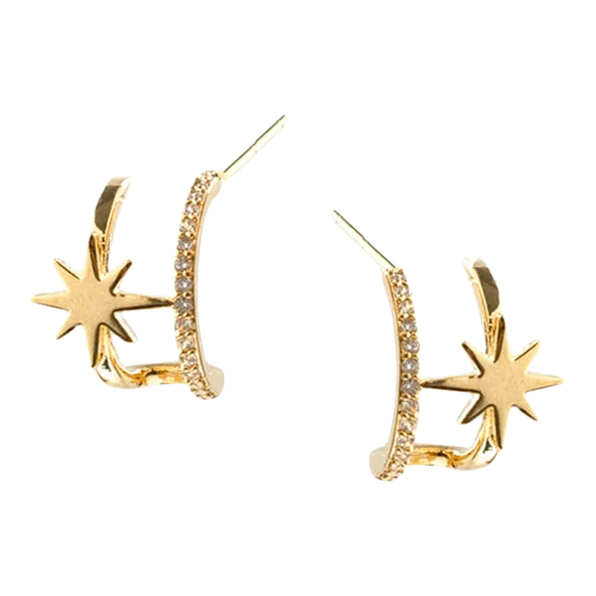 Starburst Huggie Earring - Denny's