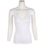 Deep V Lace Trim Cami - Denny's
