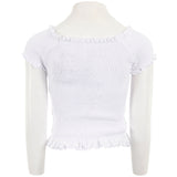 Short Sleeve Smock Top - Denny's