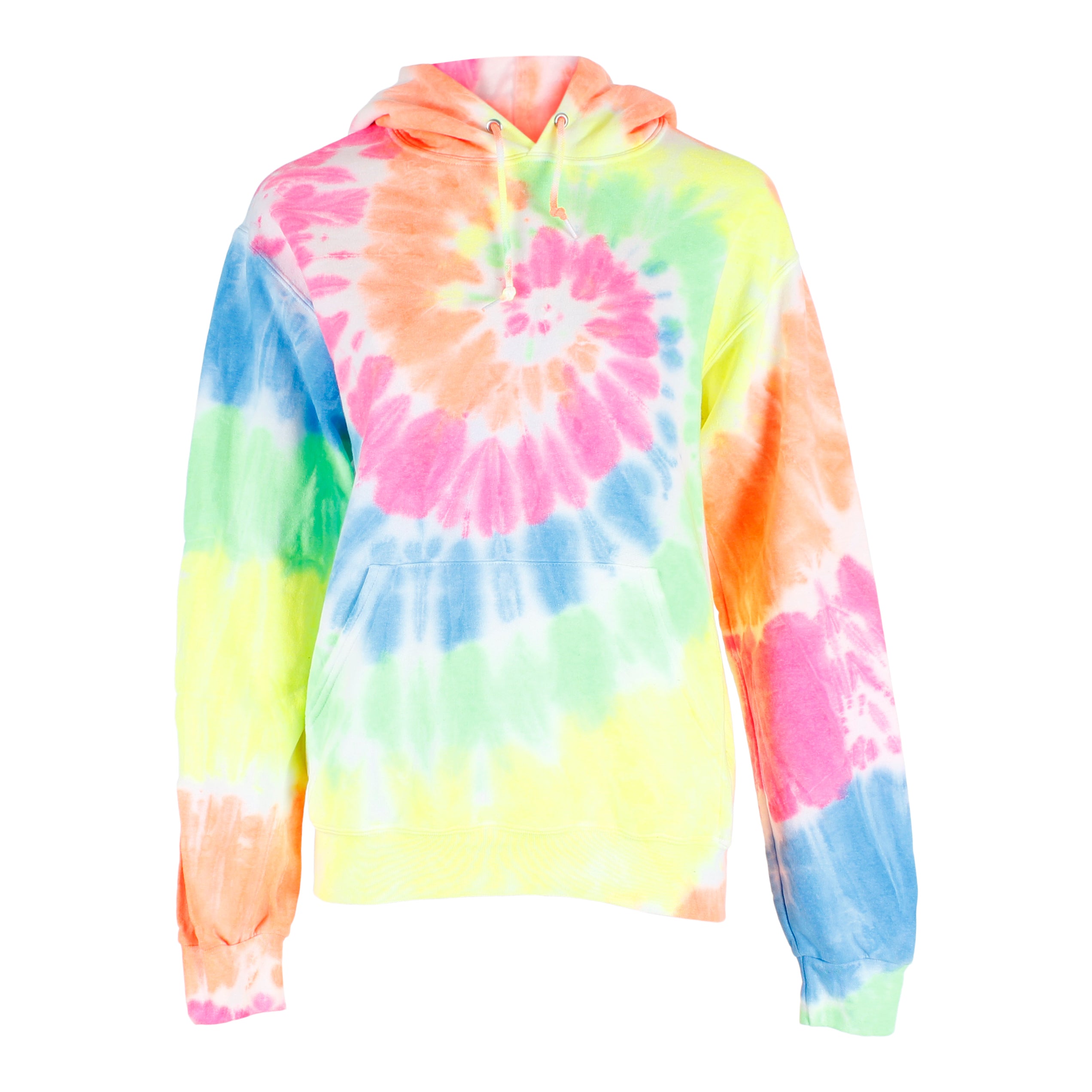 Neon Tie Dye Hooded Sweatshirt - Denny's