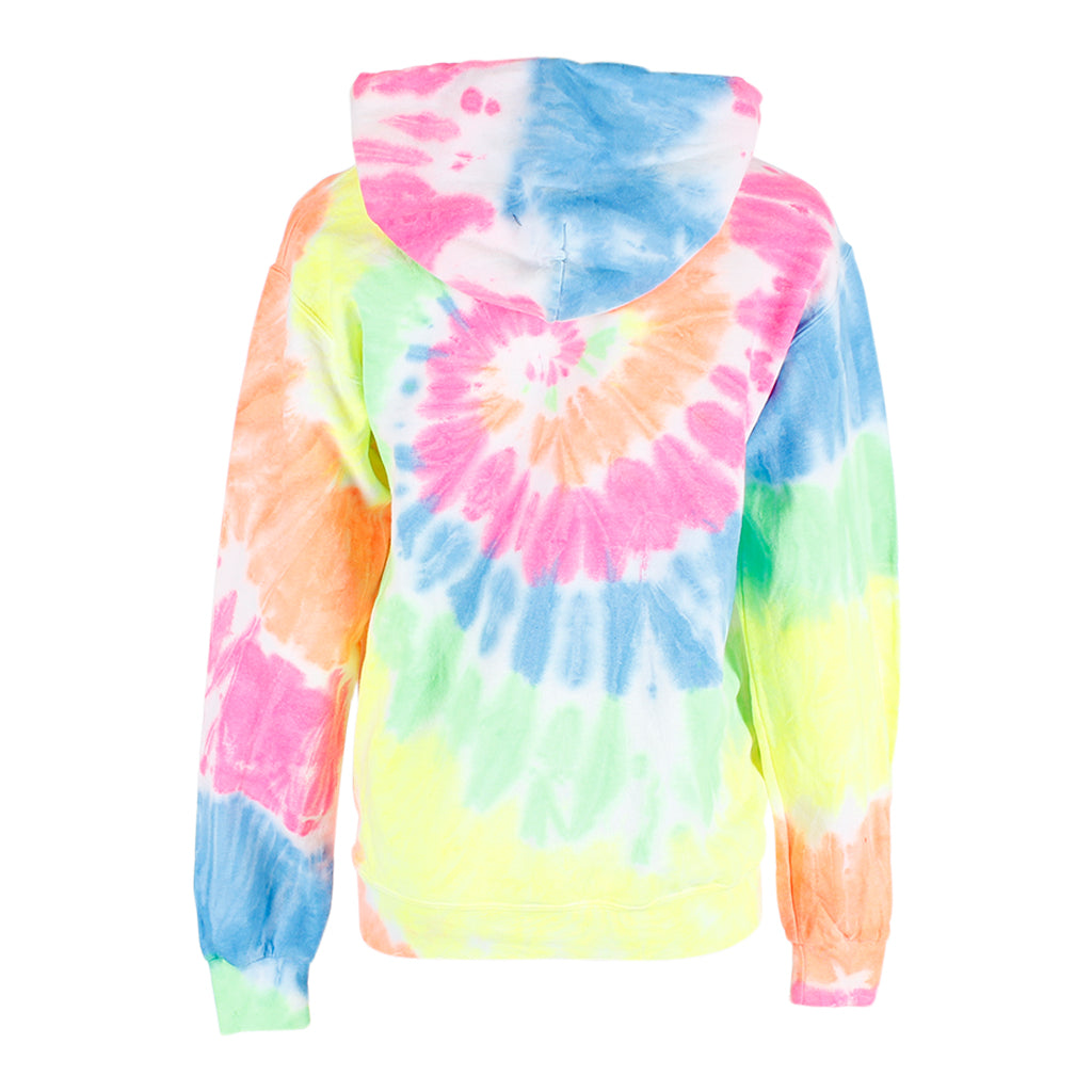 Neon Tie Dye Hooded Sweatshirt - Denny's