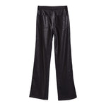 Pleather Straight Leg Pant - Denny's