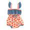 Willow Peaches Romper - Denny's