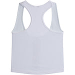 Button Front Crop Ribbed Tank - Denny's
