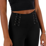Max Ankle Length Legging with Lace Up Waistband - Denny's