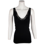Deep V Lace Trim Cami - Denny's