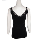 Deep V Lace Trim Cami - Denny's