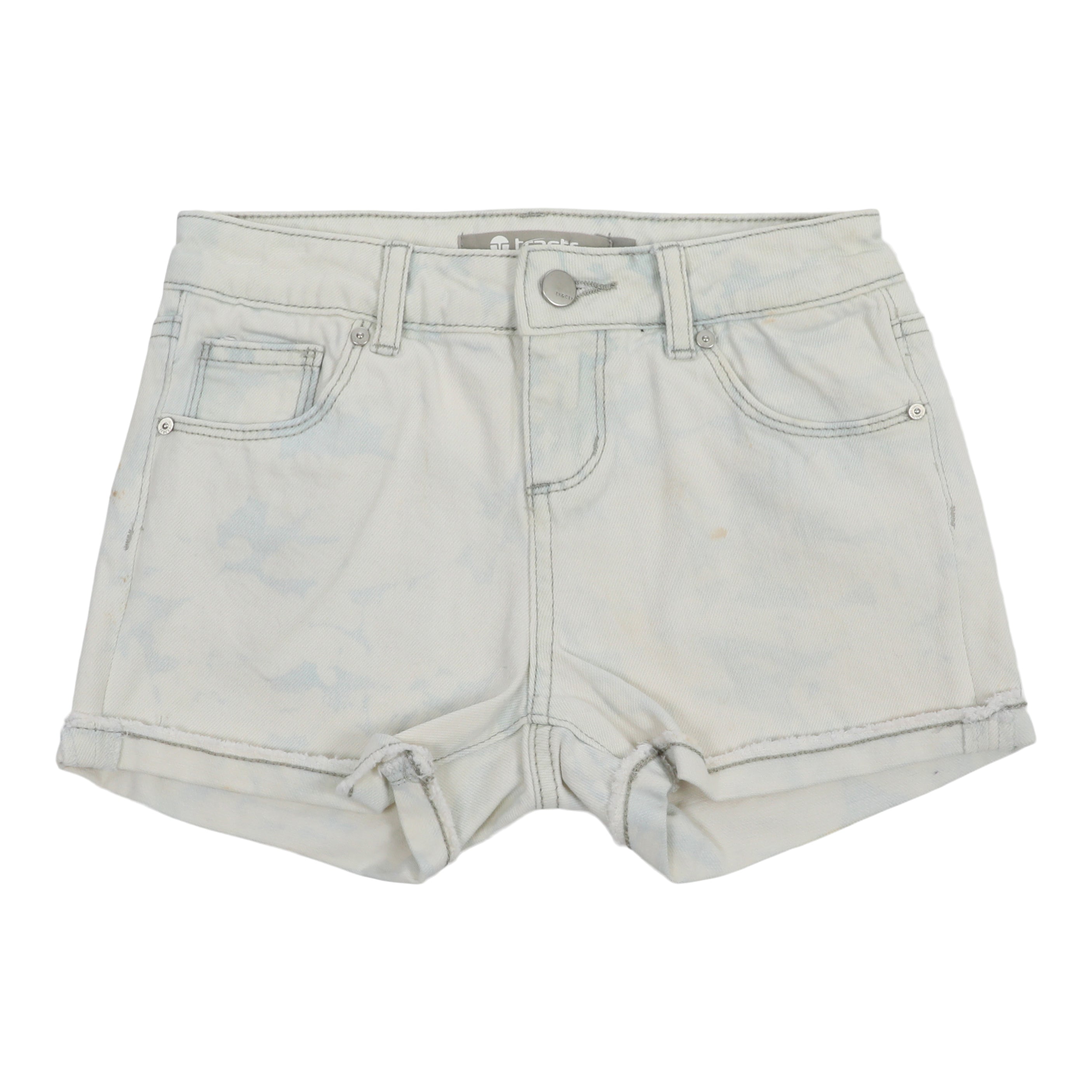Midrise Bleach Cut Off Denim Short - Denny's