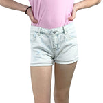 Midrise Bleach Cut Off Denim Short - Denny's