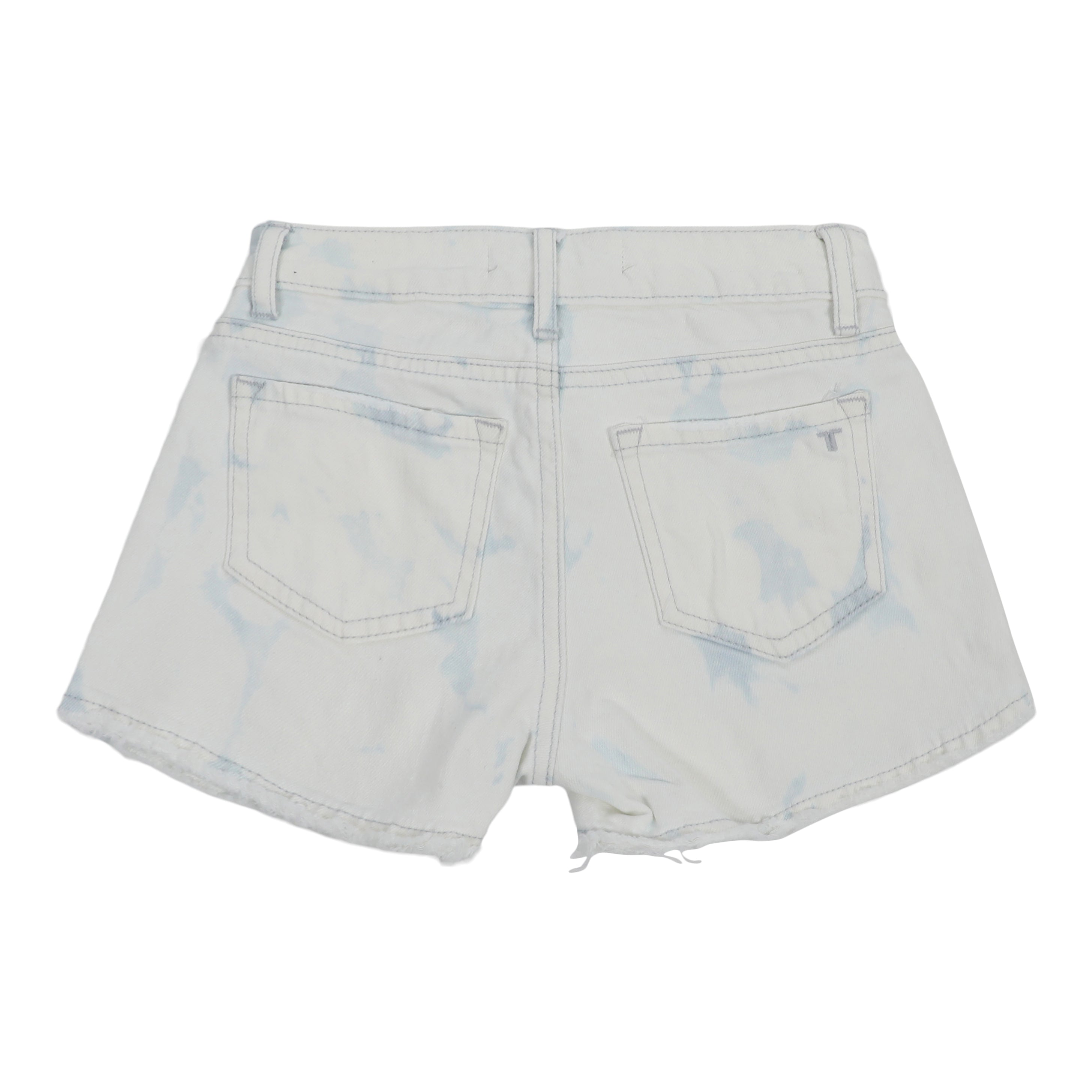Tie Dye Frey Hem Short - Denny's