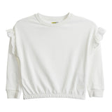 Eyelet Ruffle Detail Sweatshirt - Denny's